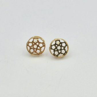 گوشواره میخی گل - 5638