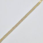 دستبند رولکس طلایی و سفید - 5749
