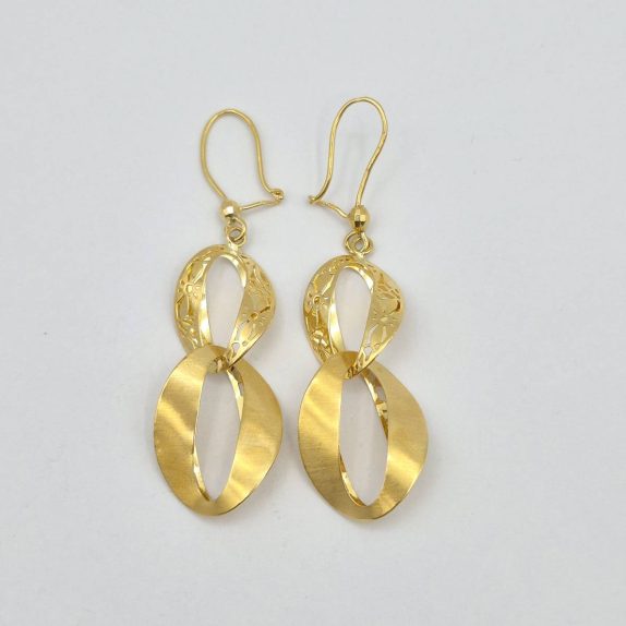 گوشواره مات و براق - 5845