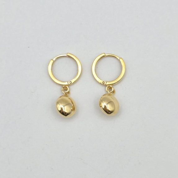 گوشواره حلقه ای آویز دار - 5846