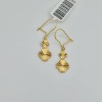 گوشواره تراش زرد - 16334