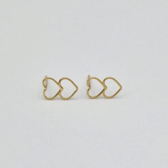 گوشواره میخی قلب - 5075