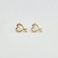 گوشواره میخی قلب - 5497