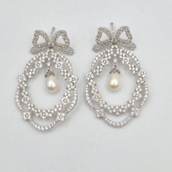 گوشواره میخی طرح جواهر - 5610
