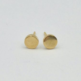 گوشواره میخی مینیمال آینه ای - 5640