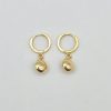 گوشواره حلقه ای آویز دار - 5846
