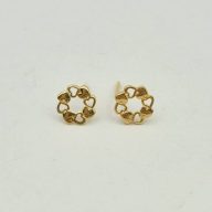 گوشواره میخی قلب - 5849