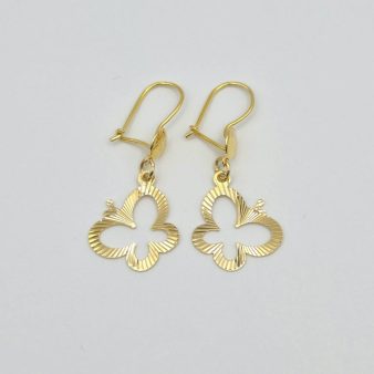 گوشواره پروانه تراش - 6134